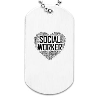 Social Worker Dog Tag | Mazezy