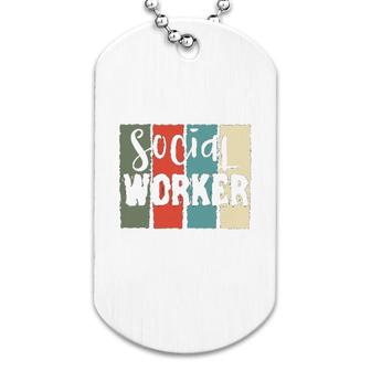 Social Worker Gift Dog Tag | Mazezy