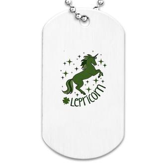 St Patricks Day Irish Unicorn Dog Tag | Mazezy