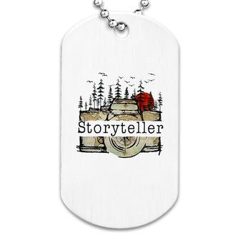 Storyteller Camera Photographer Dog Tag | Mazezy