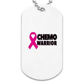 Strong Chemo Warrior Dog Tag | Mazezy