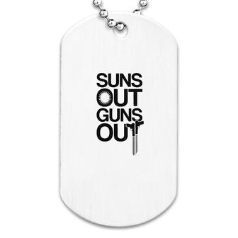 Suns Out Dog Tag | Mazezy