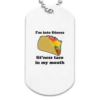 Taco Tuesday Funny Meme Mexican Food Dog Tag | Mazezy