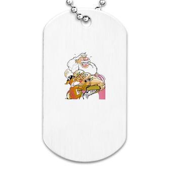 Tattoo Merry X-mas Classic Dog Tag | Mazezy