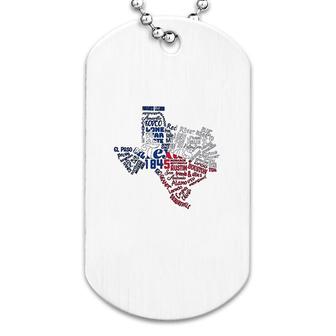 Texas Word Salad Dog Tag | Mazezy