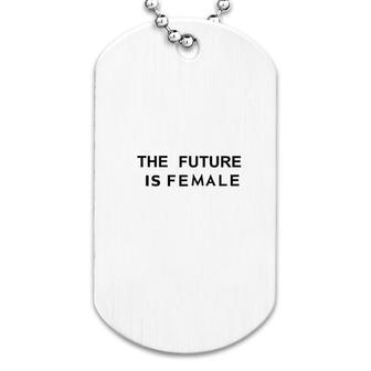 The Future Male Female Gender Reveal Dog Tag | Mazezy