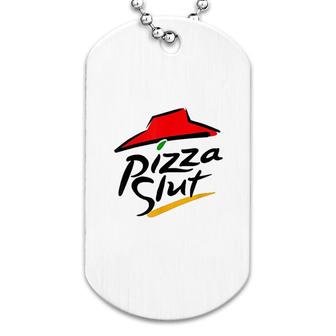 The Pizza Funny Novelty Gift Dog Tag | Mazezy
