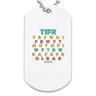 This Is For Rachel Funny Voicemail Tifr Dog Tag | Mazezy