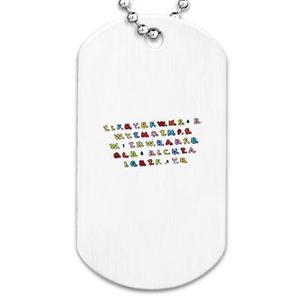 This Is For Rachel Rainbow Abbreviation Dog Tag | Mazezy