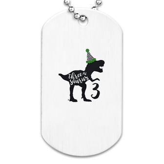 Three A Dinosaur Dog Tag | Mazezy