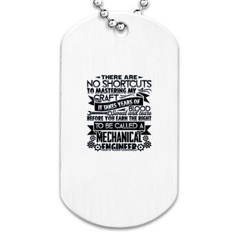 To Be Called A Mechanical Engineer Dog Tag | Mazezy