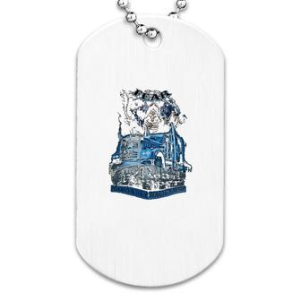 Trucker The Road Reaper Dog Tag | Mazezy