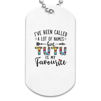 Tutu Is My Favourite Name Dog Tag | Mazezy