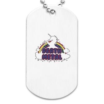 Unicorn Metal Rainbow Hilarious Cute Dog Tag | Mazezy