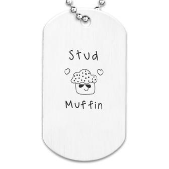 Unique Stud Muffin Valentines Day Dog Tag | Mazezy