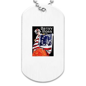 Usa Betsy Ross American Flag Art 13 Original Colonies Dog Tag | Mazezy
