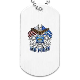 Usa Double Flag Air Force Dog Tag | Mazezy