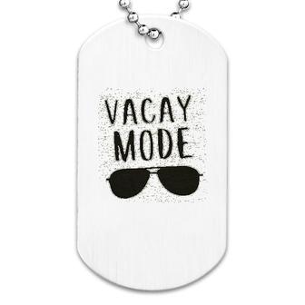 Vacay Mode Sunglasses Dog Tag | Mazezy