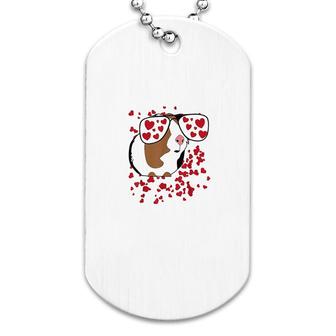 Valentines Gift Hearts Guinea Pig Dog Tag | Mazezy