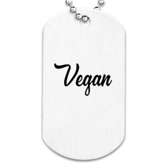 Vegan Lover Arrt Dog Tag | Mazezy
