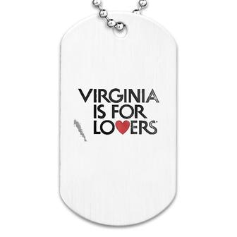 Virginia Is For Lovers Basic Dog Tag | Mazezy