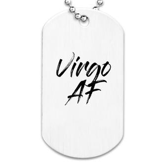 Virgo Af Dog Tag | Mazezy