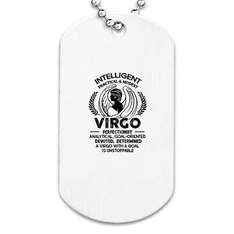 Virgo Perfectionist Dog Tag | Mazezy