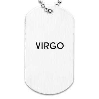 Virgo Zodiac Sign Dog Tag | Mazezy