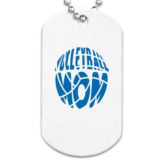 Volleyball Mom Mothers Day I Love Volleyball Sports Lovers Sport Mom Dog Tag