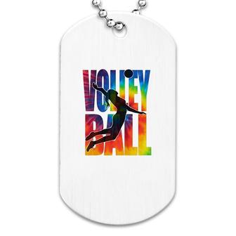 Volleyball Player Dog Tag | Mazezy
