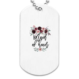 Wedding Gift Maid Of Honor Dog Tag | Mazezy CA