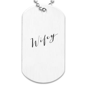 Wifey Dog Tag | Mazezy