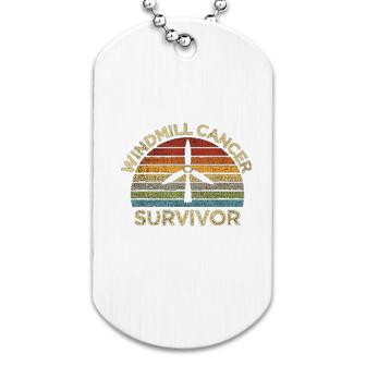 Windmill Noise Survivor Awareness Gift Dog Tag | Mazezy