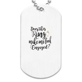 Women Bride Engagement Dog Tag | Mazezy