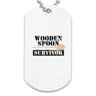 Wooden Spoon Survivor Dog Tag | Mazezy