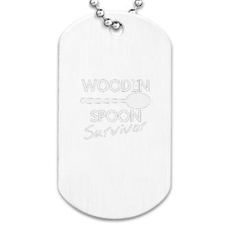 Wooden Spoon Survivor Dog Tag | Mazezy