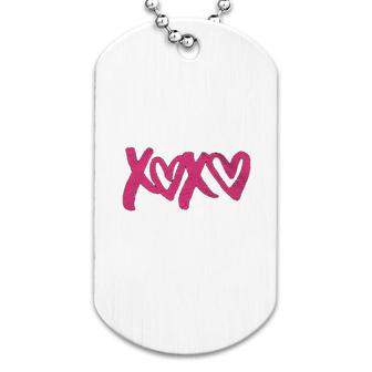 Xoxo Hugs And Kisses Valentine Dog Tag | Mazezy
