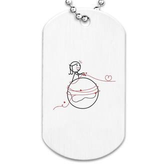 You Are Worth Every Mile Couples Dog Tag | Mazezy