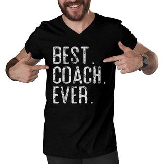 Best Coach Ever Father’S Day Gift For Coach Men V-Neck Tshirt | Mazezy