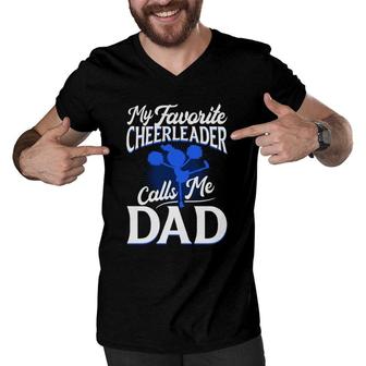 Cheer Dad Gifts For Dad Gifts Men V-Neck Tshirt | Mazezy