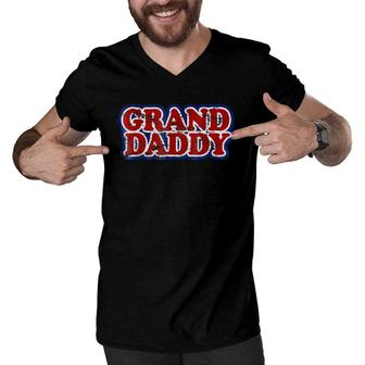 Granddaddy - Father's Day Gift Present Proud Love Men V-Neck Tshirt | Mazezy