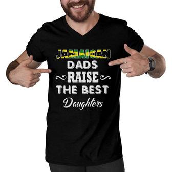 Jamaican Dads Raise The Best Daughters Men V-Neck Tshirt | Mazezy