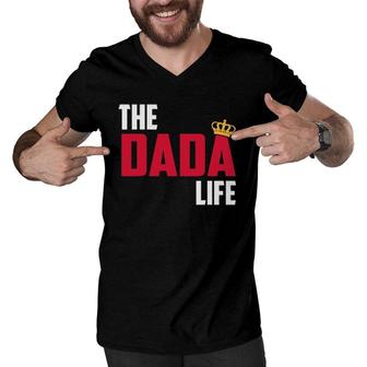 Mens The Dada Life Awesome Father's Day Men V-Neck Tshirt | Mazezy