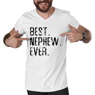 Best Nephew Ever Father’S Day Gift For Nephew Uncle Auntie Men V-Neck Tshirt | Mazezy