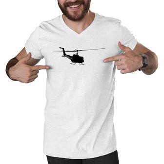 Helicopter Dad The Hovering Parent Men V-Neck Tshirt | Mazezy