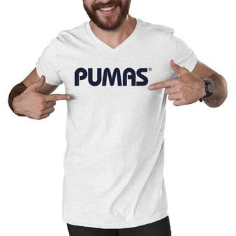 Pumas Club Universidad Nacional Men V-Neck Tshirt | Mazezy