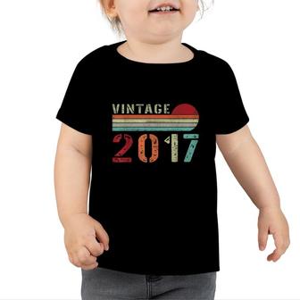 Vintage 2017 Funny 5 Years Old Boys And Girls 5Th Birthday Toddler Tshirt - Seseable