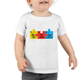 Autism Elements Periodic Table Awareness Asd Men Women Kids Toddler Tshirt - Seseable