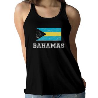 Bahamas Flag Vintage I Men Women Kids Women Flowy Tank | Mazezy