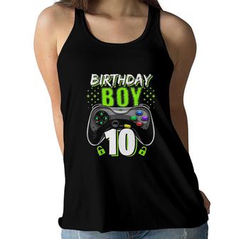 Birthday Boy Video Gamer Women Flowy Tank - Seseable